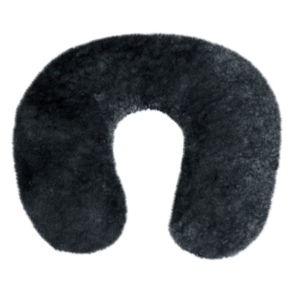 US Sheepskin® - Short Wool Charcoal Infant Travel Pillow