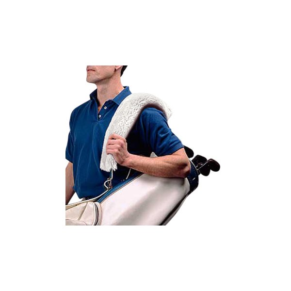 US Sheepskin® - Pearl Straight Golf Bag Fur Strap Cover