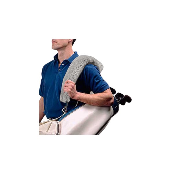 US Sheepskin® - Mushroom Straight Golf Bag Fur Strap Cover