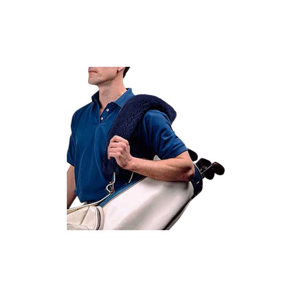 US Sheepskin® - Blue Straight Golf Bag Fur Strap Cover