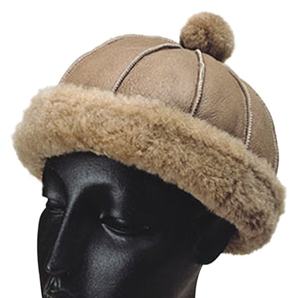 US Sheepskin® - Women's Elaine Large Brown Hat