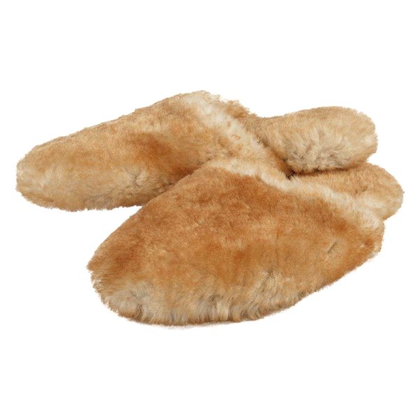 US Sheepskin® - US 9 / EU 39.5 Women's Fuzzy Scuff Slippers