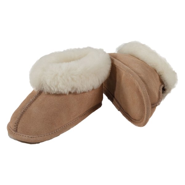 US Sheepskin® - Kid's Small (6.75") Soft-Sole Bootie Slippers