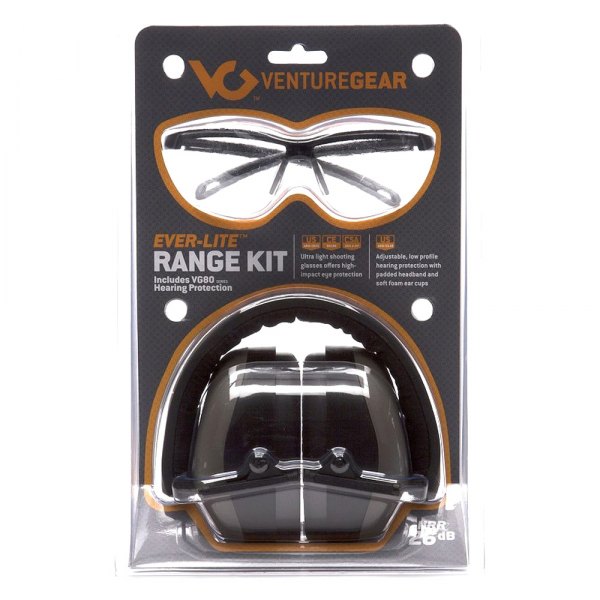 Venture Gear® - Ever-Lite™ 26 dB Brown/Black Passive Over-the-Head Range Kit
