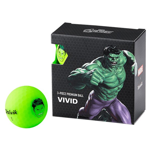 Volvik® - Marvel™ The Hulk Golf Balls