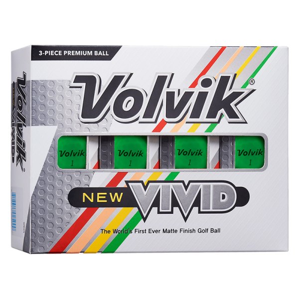 Volvik® - 2020 Vivid Matte Green Golf Balls