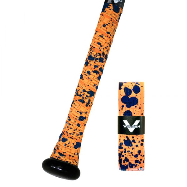 Vulcan Sporting Goods® - Splatter Series 0,50 mm Orange Slatter Bat Grip