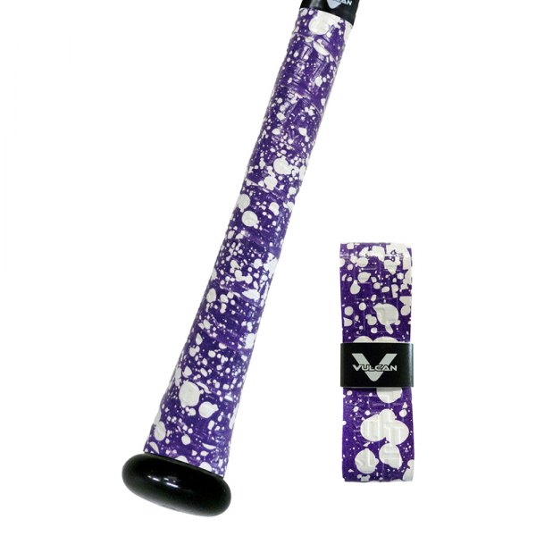 Vulcan Sporting Goods® - Splatter Series 0,50 mm Purple Slatter Bat Grip