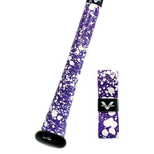 Vulcan Sporting Goods® - Splatter Series 1,00 mm Purple Slatter Bat Grip