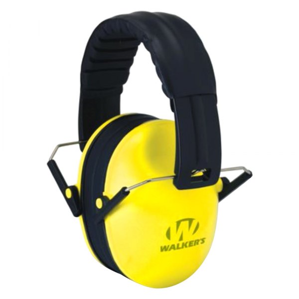 Walker's® - Baby & Kid's™ 23 dB Highlighter Yellow Passive Folding Earmuffs