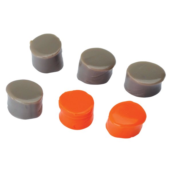 Walker's® - Silicone Putty 32 dB Orange/Flat Dark Earth Passive Earplugs, 3 Pairs