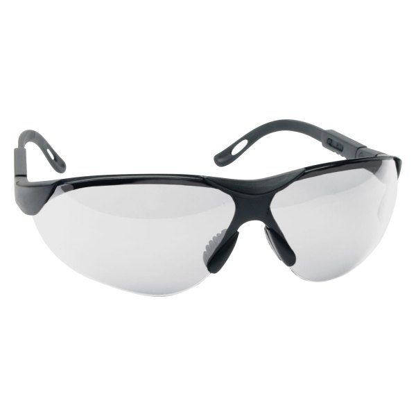 Walker's® - Elite Premium™ Black Frame Clear Polycarbonate Semi-Rimless Glasses