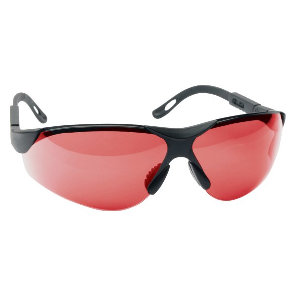 Walker's® - Elite Premium™ Black Frame Vermillion Polycarbonate Semi-Rimless Glasses