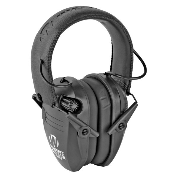 Walker's® - Razor™ Low Profile 23 dB Black Electronic Earmuffs