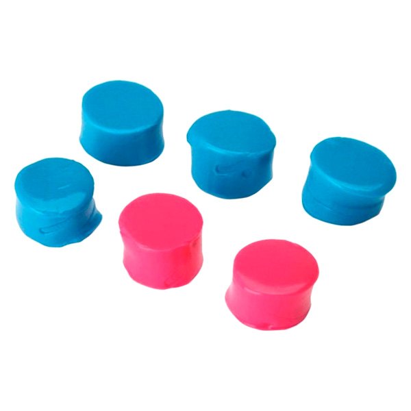 Walker's® - Silicon Putty 32 dB Pink/Teal Passive Earplugs, 3 Pairs