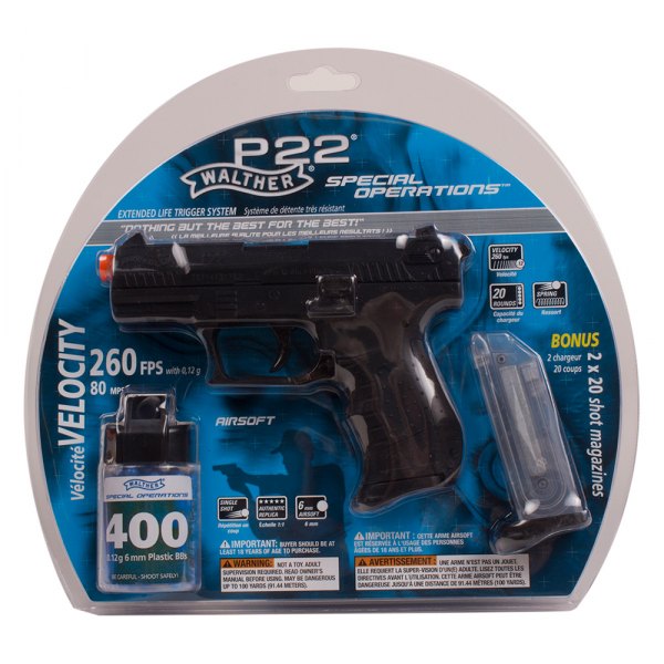 Walther® - P22™ BB Spring-Piston Airsoft Pistol