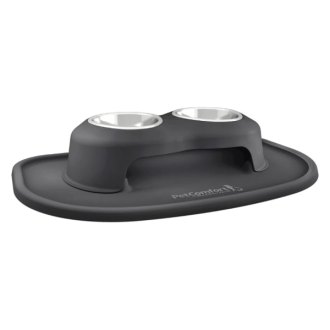 Pets Stop RDB17-L Visions Double Elevated Dog Bowl - Large, 1