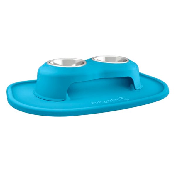 WeatherTech® - Pet Comfort™ Double 16 fl. oz. Blue Plastic High Pet Bowl (4" Height)