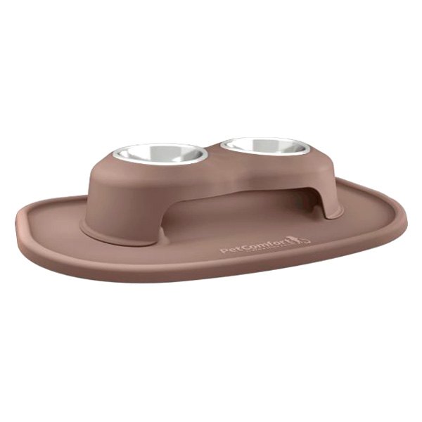 WeatherTech® - Pet Comfort™ Double 16 fl. oz. Light Brown Plastic High Pet Bowl (4" Height)