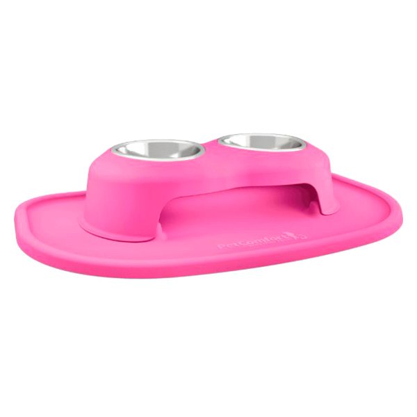 WeatherTech® - Pet Comfort™ Double 16 fl. oz. Pink Plastic High Pet Bowl (4" Height)