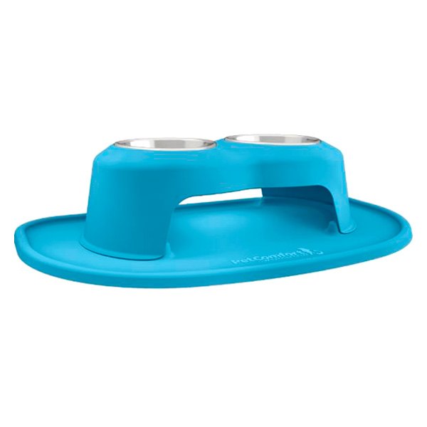 WeatherTech® - Pet Comfort™ Double 32 fl. oz. Blue Plastic High Pet Bowl (6" Height)