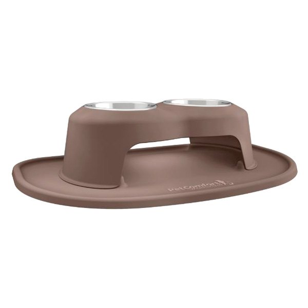 WeatherTech® - Pet Comfort™ Double 32 fl. oz. Light Brown Plastic High Pet Bowl (6" Height)