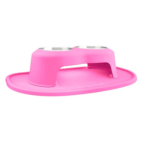 WeatherTech® - Pet Comfort™ Double 32 fl. oz. Pink Plastic High Pet Bowl (6" Height)