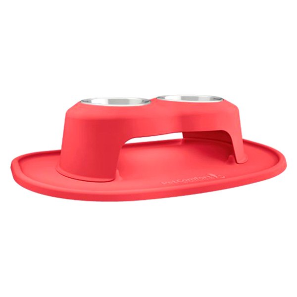 WeatherTech® - Pet Comfort™ Double 32 fl. oz. Red Plastic High Pet Bowl (6" Height)