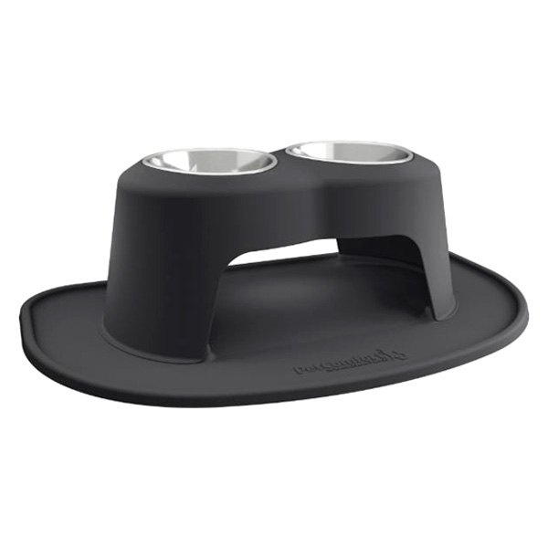 WeatherTech® - Pet Comfort™ Double 64 fl. oz. Black Plastic High Pet Bowl (10" Height)