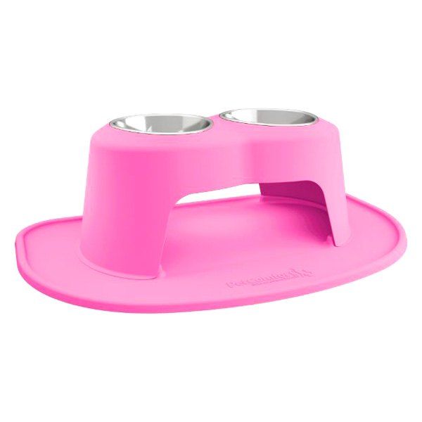 WeatherTech® - Pet Comfort™ Double 64 fl. oz. Pink Plastic High Pet Bowl (10" Height)
