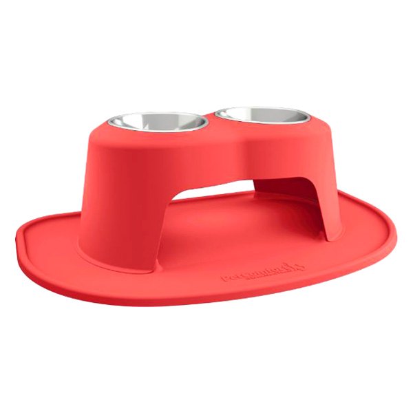 WeatherTech® - Pet Comfort™ Double 64 fl. oz. Red Plastic High Pet Bowl (10" Height)