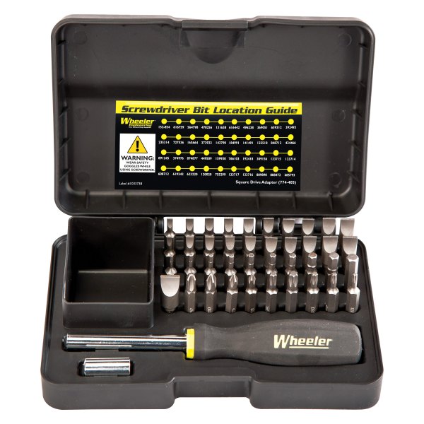 Wheeler Engineering® - Professional Gunsmithing Screwdriver Set, 43 Pieces