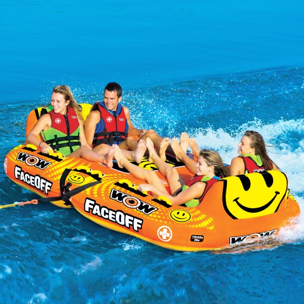Wow Watersports® - Face Off 4-Rider Towable Tube