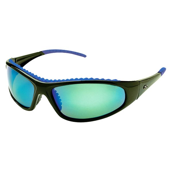 Yachter's Choice® - Wahoo Black/Blue Mirror Polarized Sunglasses