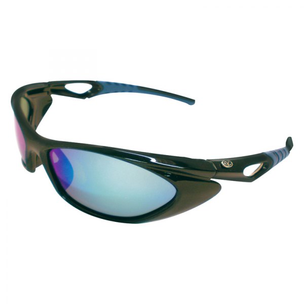 Yachter's Choice® - Yellowfin Black/Blue Mirror Polarized Sunglasses
