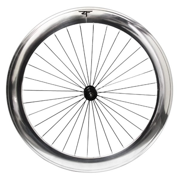 ZF Bikes® - 28" Silver Aluminum Wheel Set