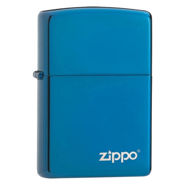 Zippo® - High Polish Blue Zippo Logo Lighter