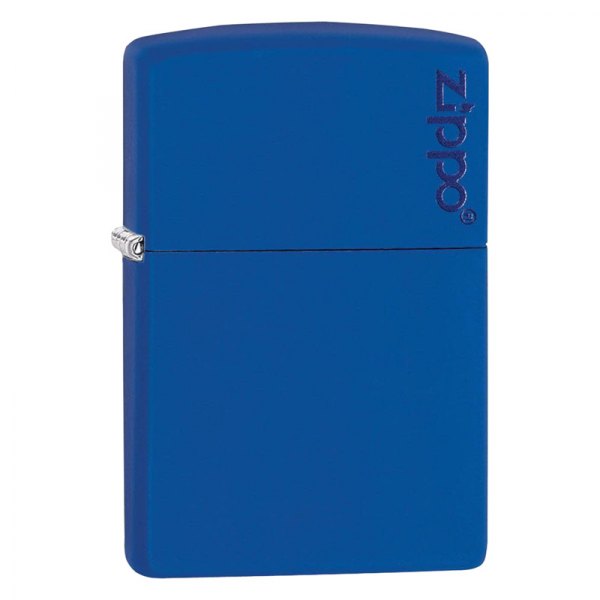 Zippo® - Royal Blue Matte Zippo Logo Lighter
