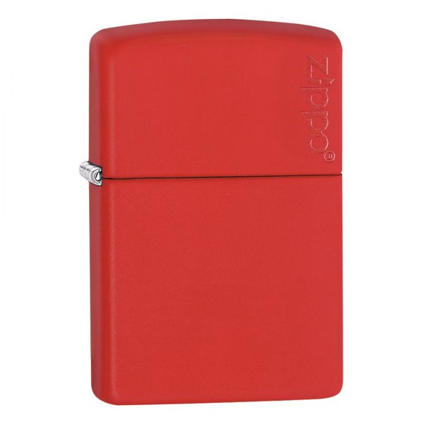 Zippo® - Red Matte Zippo Logo Lighter