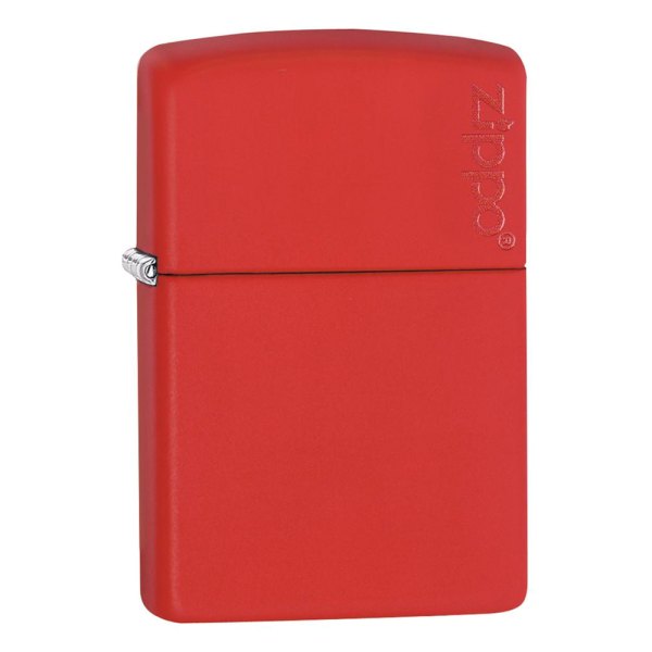 Zippo® - Red Matte Zippo Logo Lighter