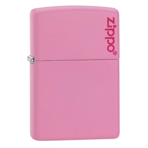 Zippo® - Matte Pink Lighter with Zippo Logo
