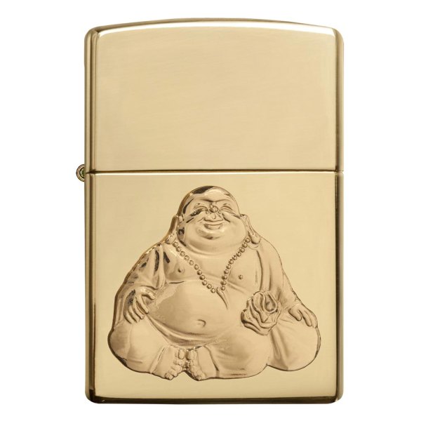 Zippo® - Laughing Buddha High Polish Brass Lighter